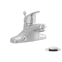 1 Handle Bathroom Faucet With pop up drain