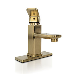 1-Handle Bathroom Faucet Gold Thumb