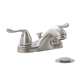 2-Handle Bathroom Faucet With pop up drain