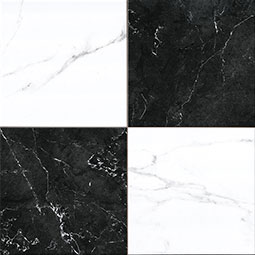 NOIR BLANC GRID 17X17 MATTE 