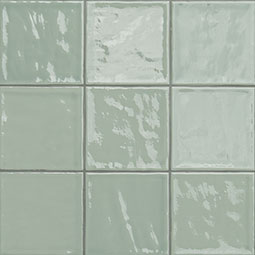 Terranello Olive 4x4 Glossy Tile Thumb