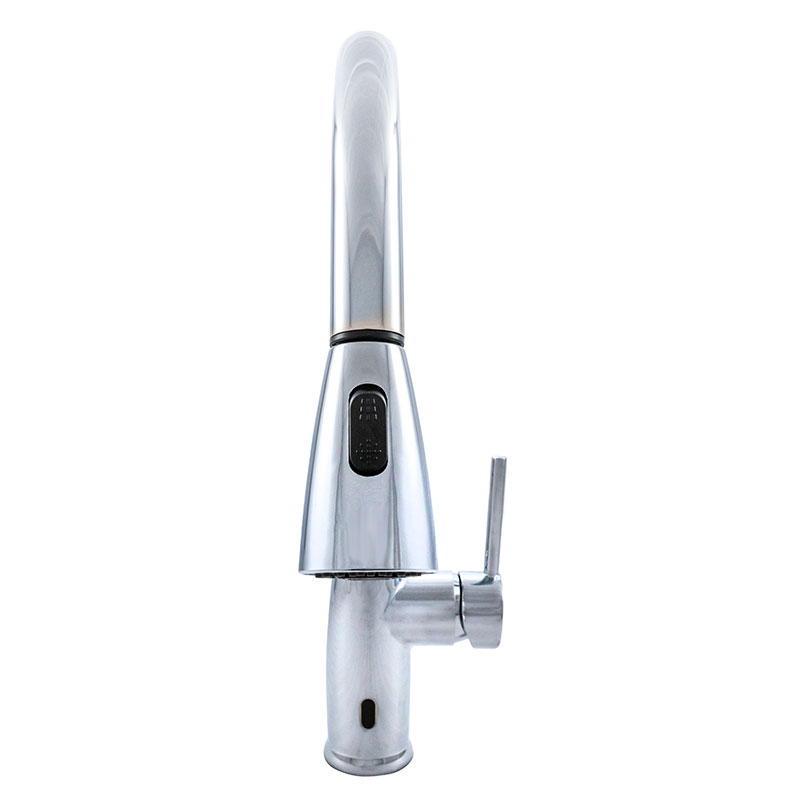 Touch less Infrared Sensor Kitchen Faucet - 812 Chrome Faucet profile B Faucet