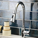 Touch-less Infrared Sensor Kitchen Faucet - 811 Chrome Video