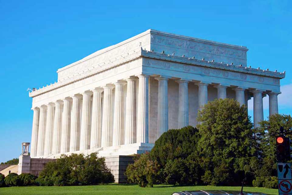 Marble Tile Lincoln Memorial