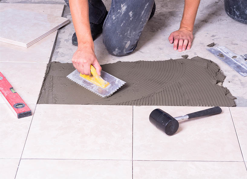 Travertine Tile Installation