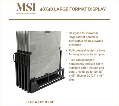 48x48 large format display flyer