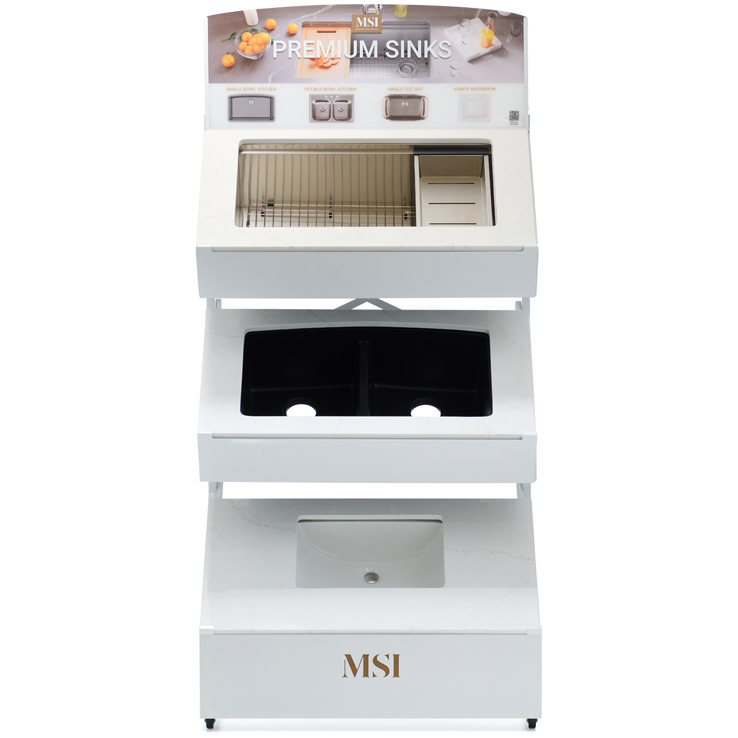 ADJUSTABLE SINK DISPLAY