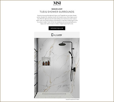 AquaLume Shower Panels