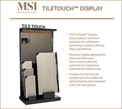 Tile Touch Display Flyer