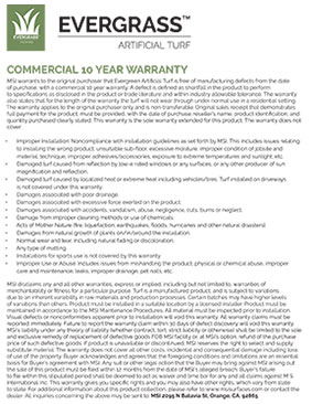 Commercial 10 Year Warranty