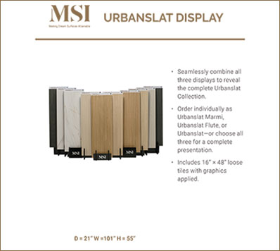Urbanslat Display Flyer