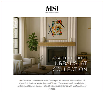 UrbanSlat Fluted Newsletter