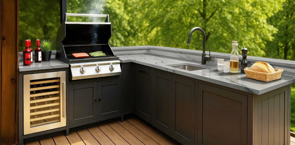 Quartzite Outdoor Countertops