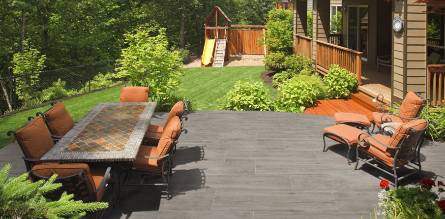 Arterra Pavers are UV, stain, and freeze resistant