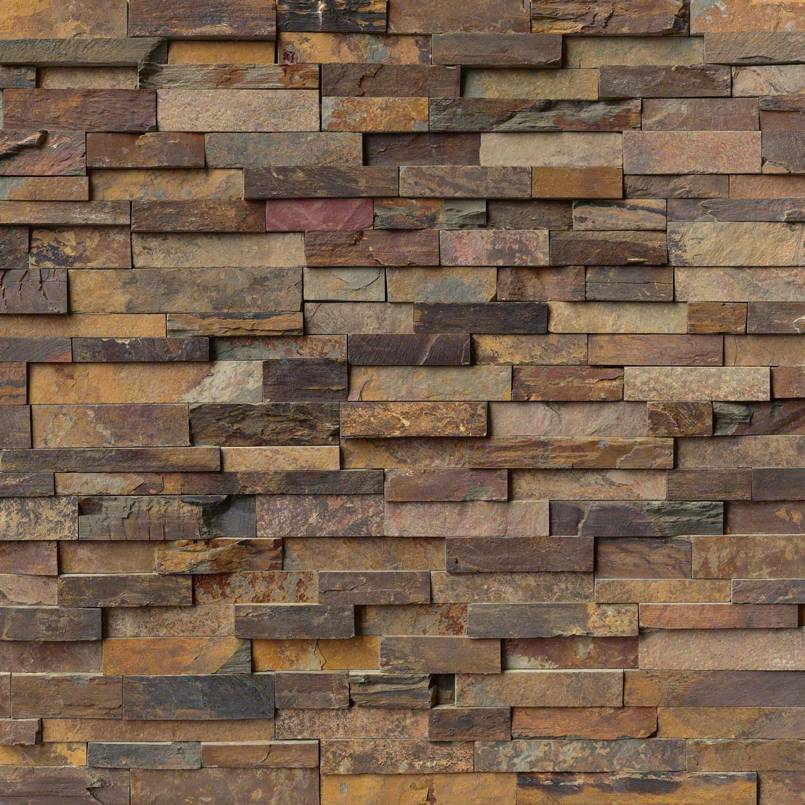 California Gold Stacked Stone Panels