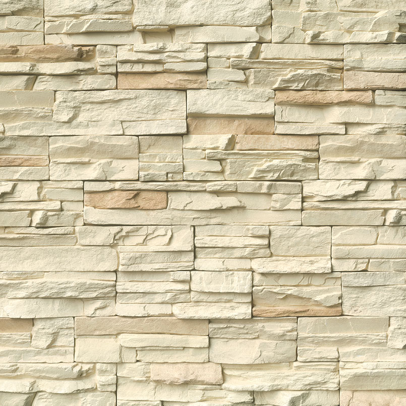 Peninsula Cream Terrado Stacked Stone Panels Detail