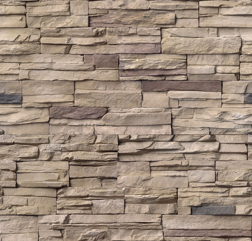 Peninsula Sand Terrado Stacked Stone Panels Detail