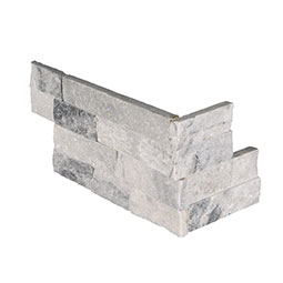 Alaska Gray RockMount Stacked Stone Panels 6x12x6 Corner