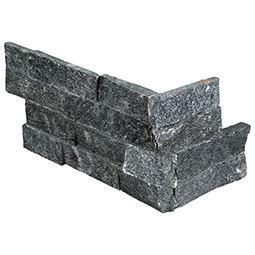 Coal Canyon RockMount Stacked Stone Panels 6x12x6 Corner