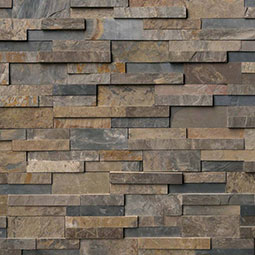Rustic Gold RockMount Stacked Stone Panels