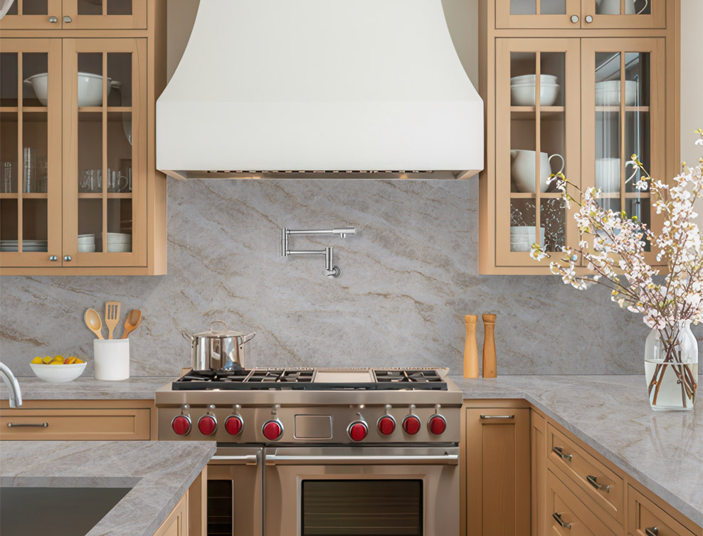 Taj Mahal Quartzite Kitchen
