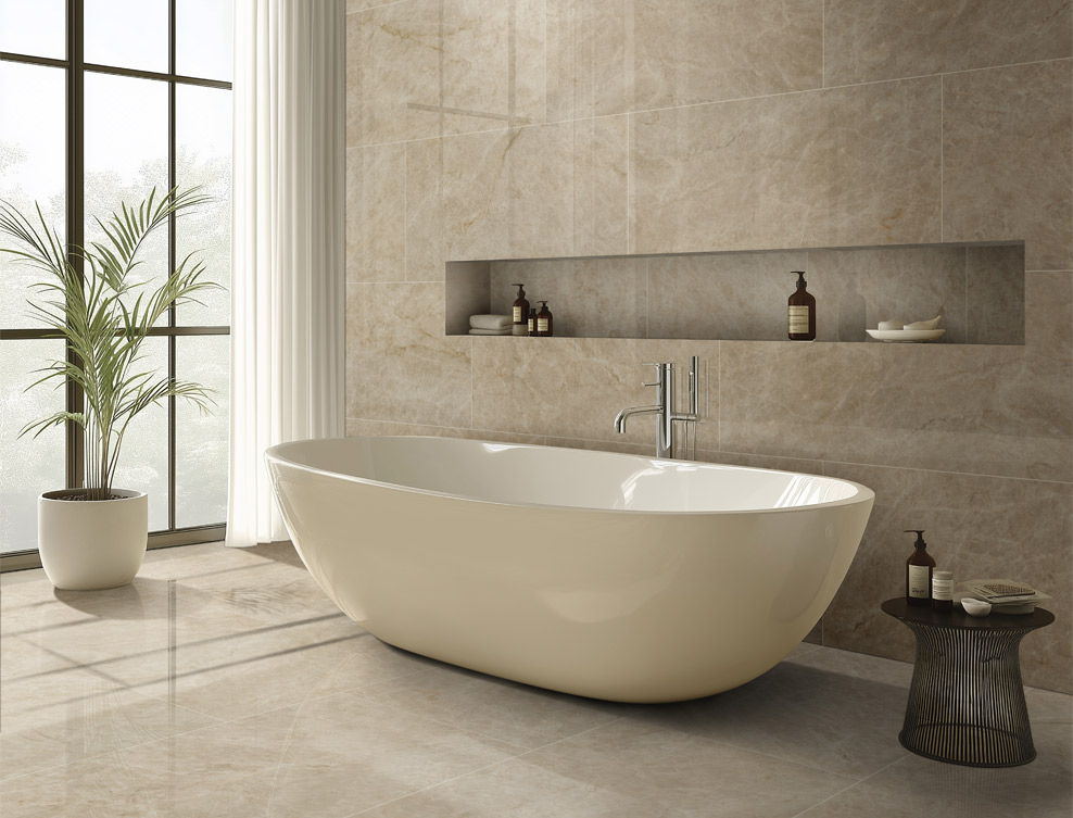 Legions Taja Ivory Porcelain Tile