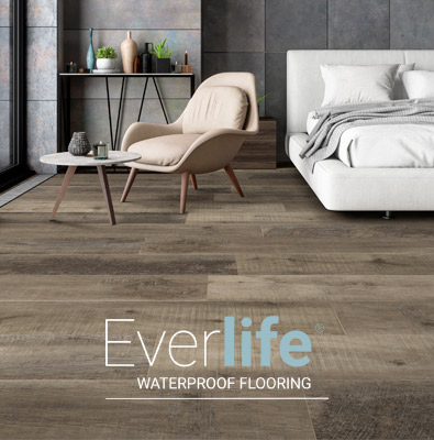 Waterproof wood flooring planks