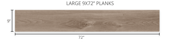 Large Vinyl Planks 9x72