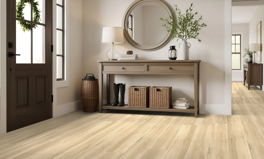 Blonde Luxury Vinyl Plank Flooring Benefits
