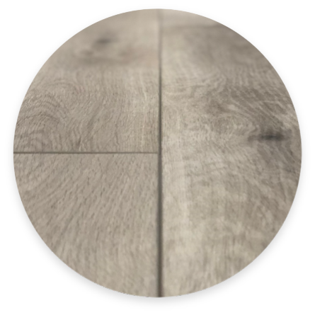 LVT Bevel Painted Logo on Luxury Vinyl Tile Sample