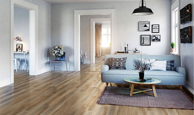 flooring for light gray walls