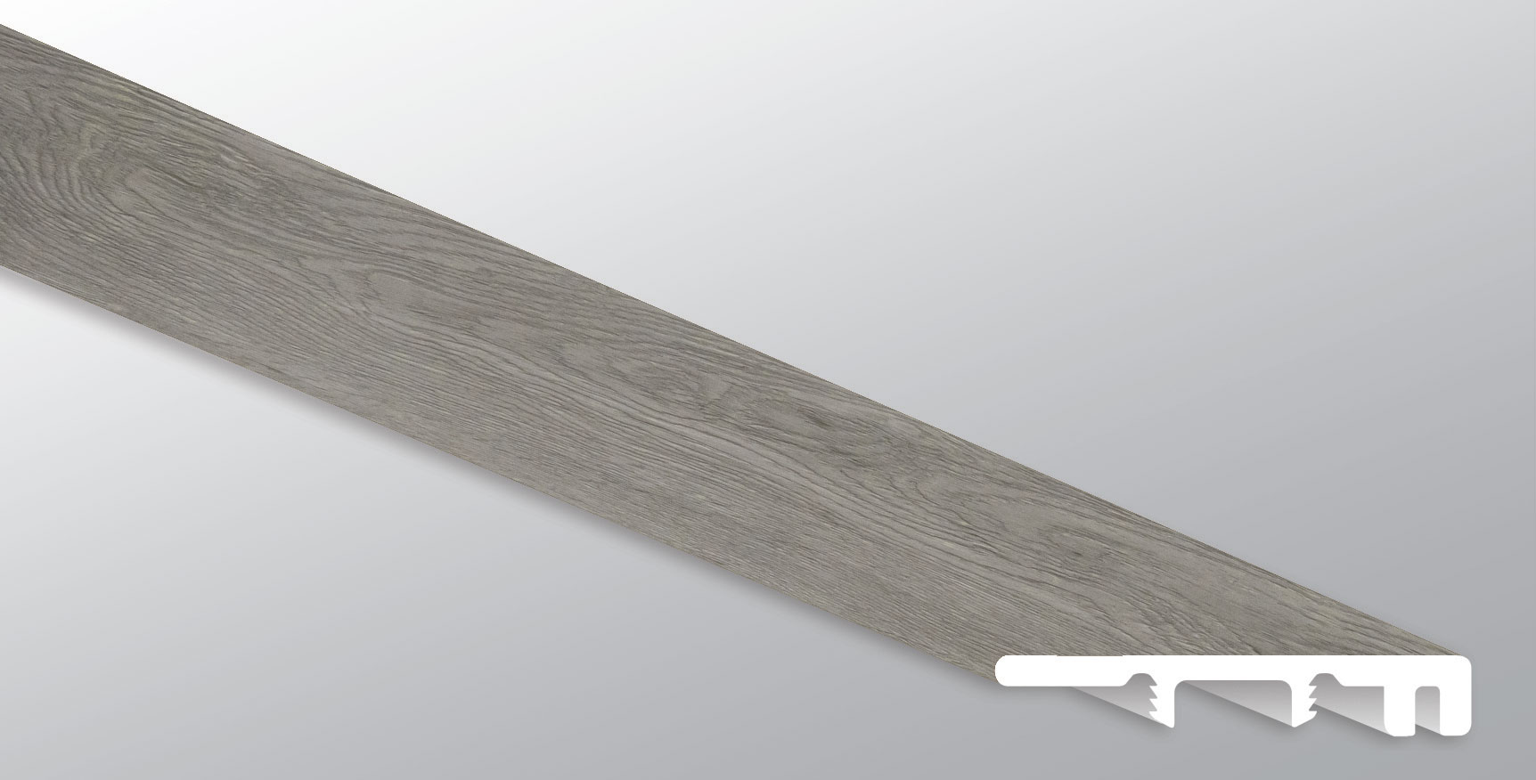 LEONARD Marbling brush in grey synthetic fibre Similhair Samy