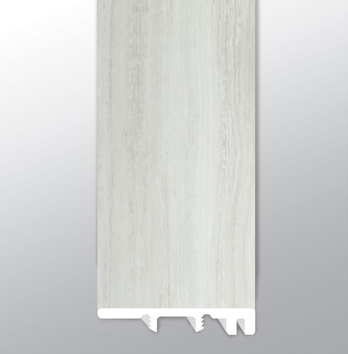 White Valentino Rigid Core Luxury Vinyl Plank - Foam Back