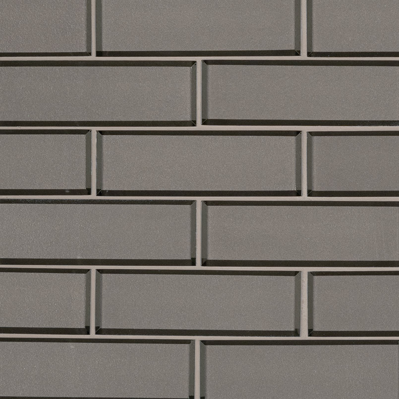 Champagne Bevel Subway Tile 2x6 swatch