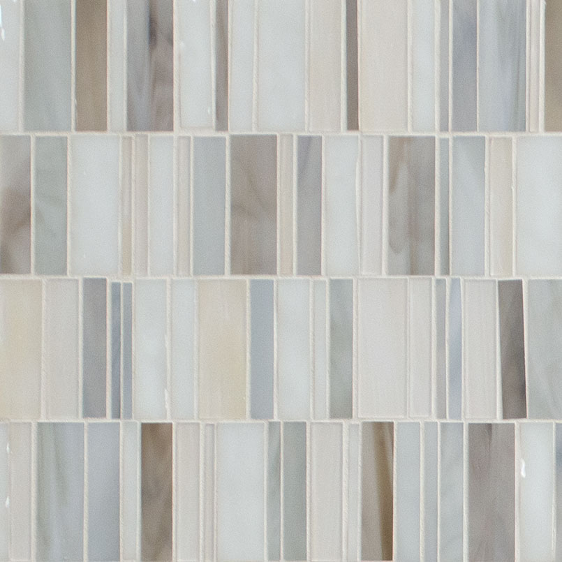 Citi Stax Greige Glass Tile swatch