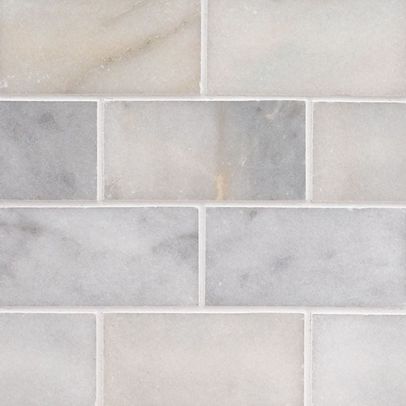 Greecian White Marble Subway Tile 3x6 - MSI Surfaces