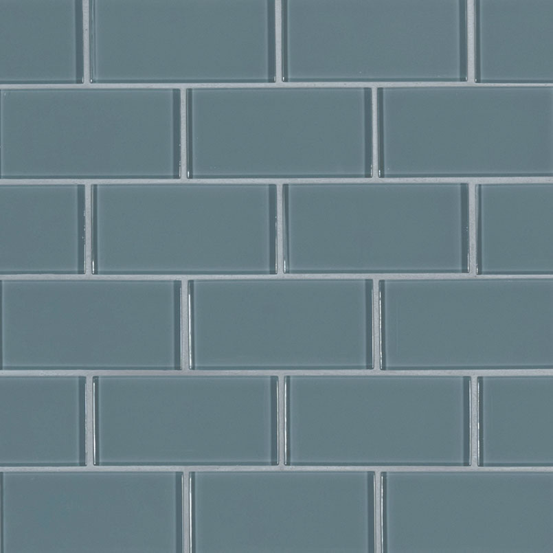 Harbor Gray Subway Tile 2x4x8mm