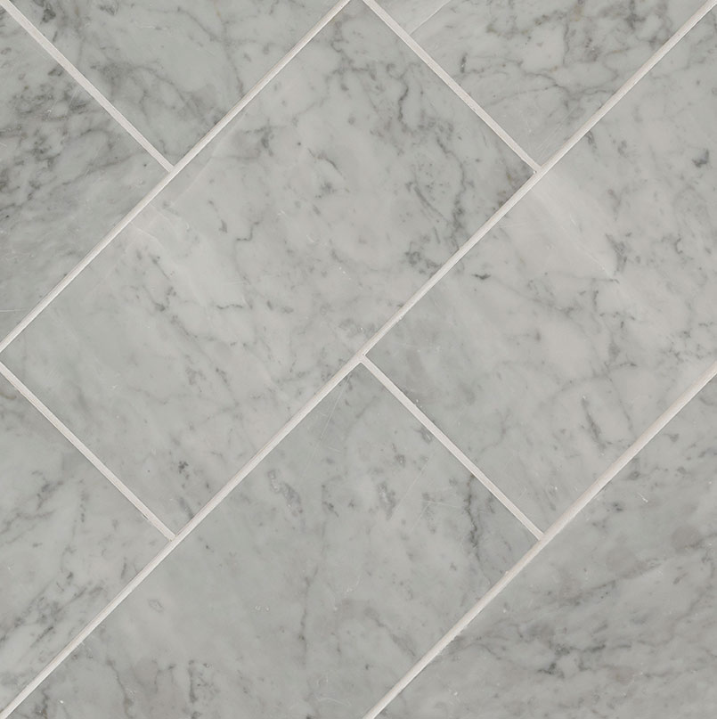 Carrara White Subway Tile 6x12  Iso