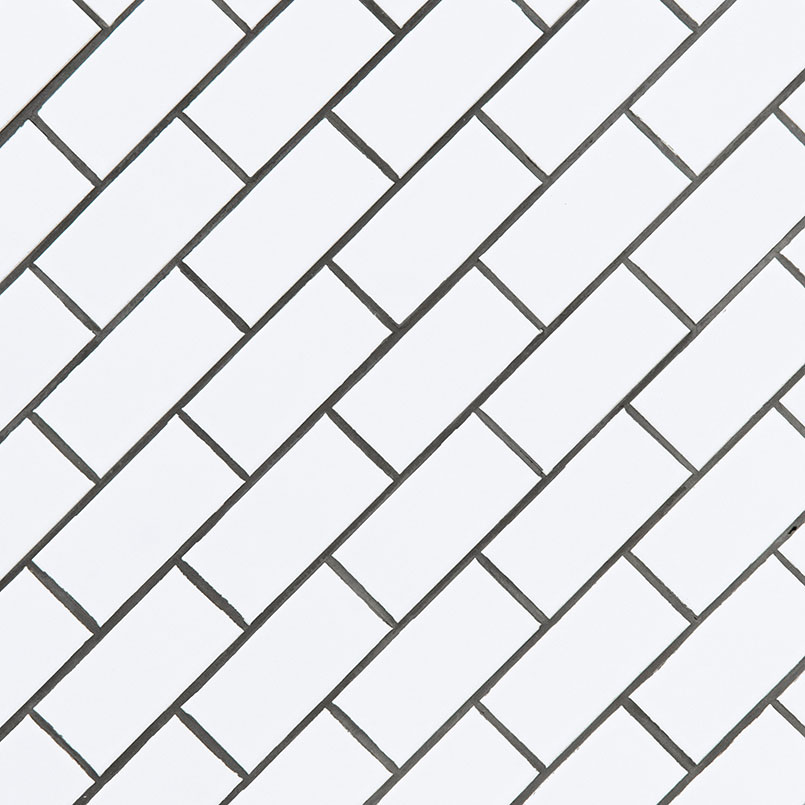 Domino White Subway Tile Iso