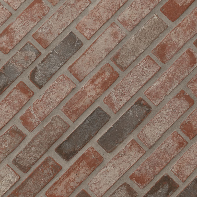 Noble Red Clay Brick 2.25x7.5 Iso