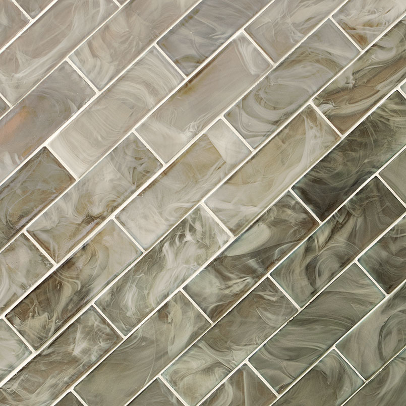 Opalina Glass Subway Tile 2x6 swatch
