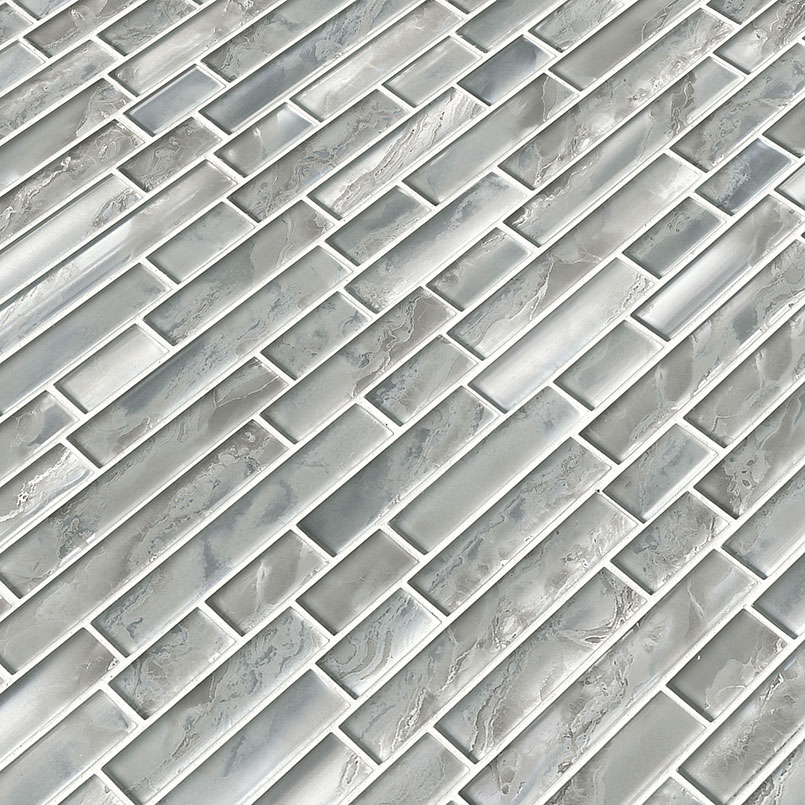 Silver Canvas Interlocking Tile swatch