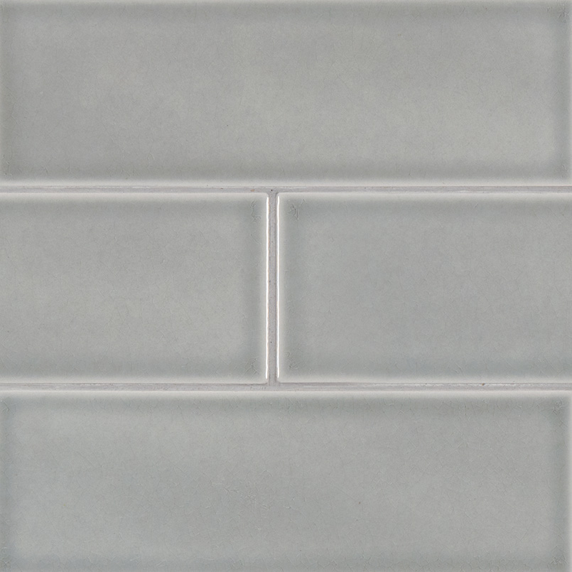 Glossy Finish White Ceramic Subway Tile 4" X 12"