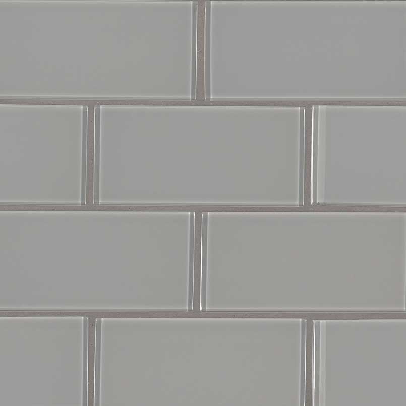 Oyster Gray Tile 3x6x8mm Detail