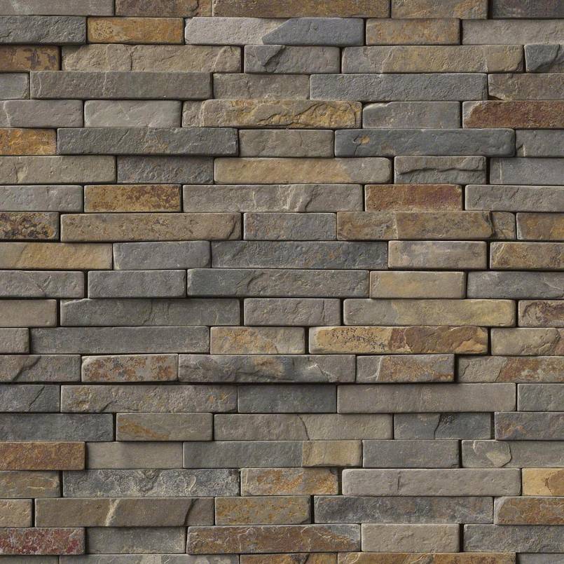 Rustique 3d Stacked Stone Tile Detail