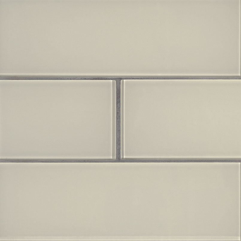 Snowcap White Tile 4x12 swatch