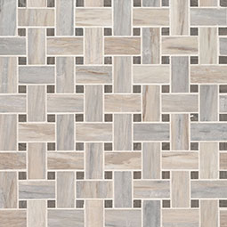 Angora Basketweave Polished Backsplash Tile