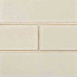 Antique White Subway Tile Glazed Handcrafted 4x12 