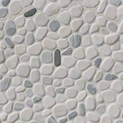 Black And White Pebbles Mosaic Tile Thumb