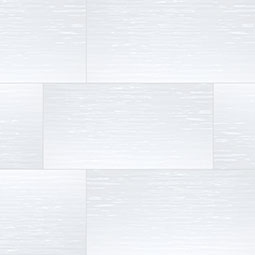 Dymo Stripe White 12X24 Glossy  3D Wall Tile